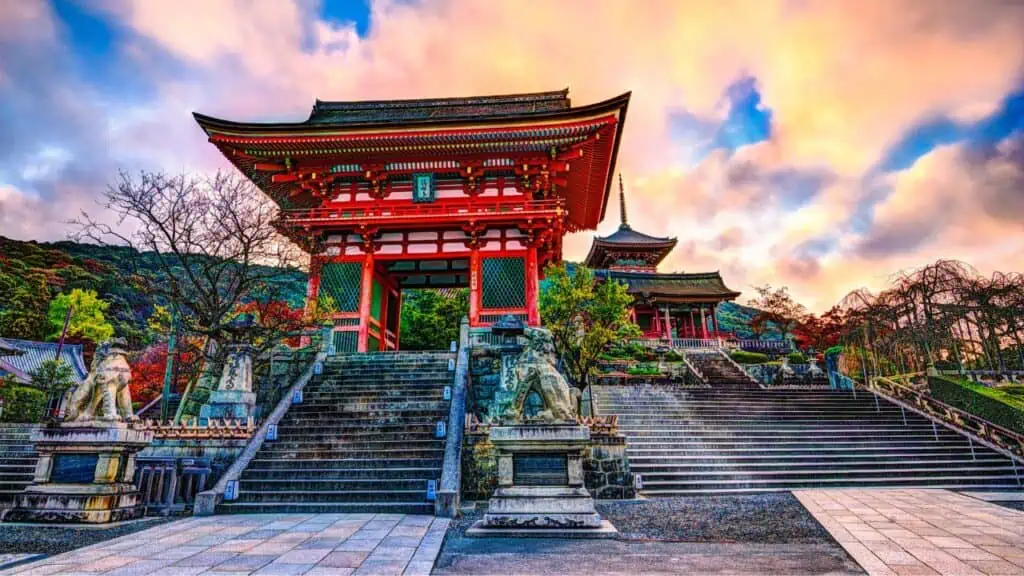 Kiyomizu-dera in Kyoto, Japan