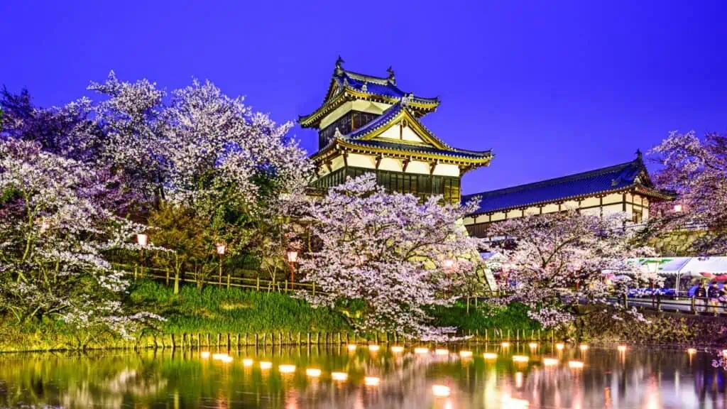 Koriyama Castle in Nara, Japan