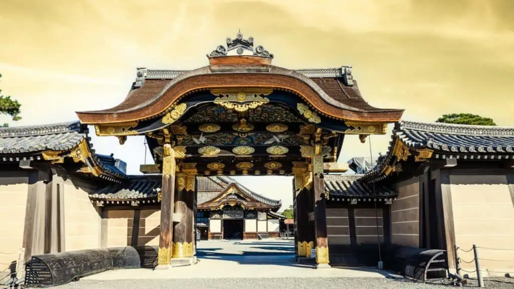 Nijo Castle in Kyoto, Japan