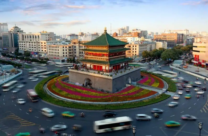 Xi'an City Building in China