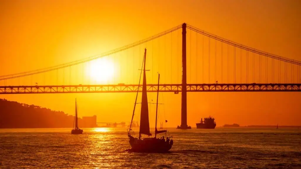 25th of April Bridge in Lisbon, Portugal