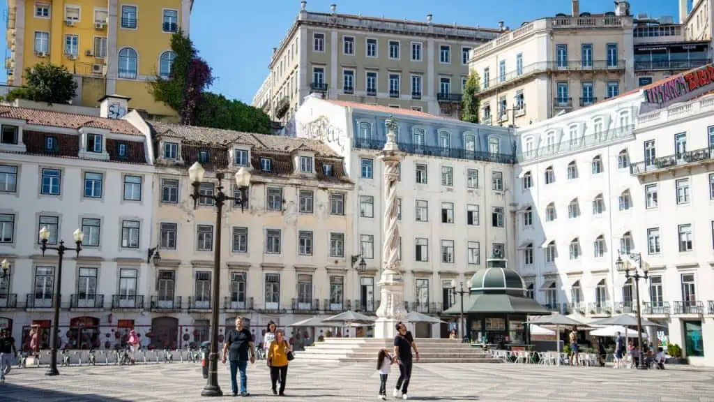 Chiado Neighborhood in Lisbon, Portugal