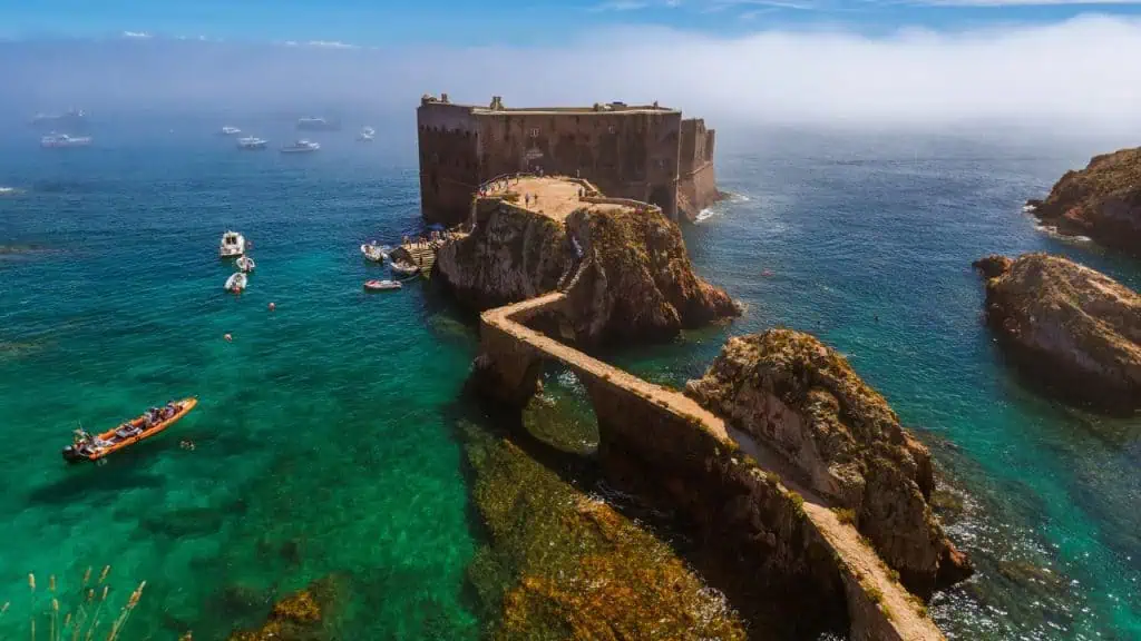 Fortress of St. John the Baptist in Peniche, Portugal