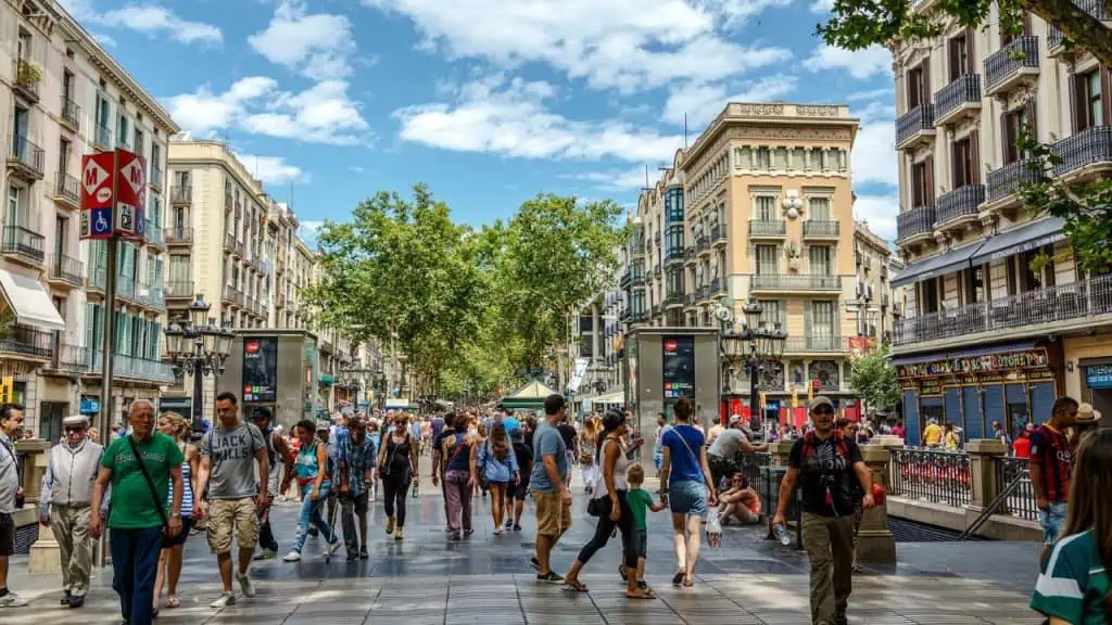 La Rambla in Barcelona