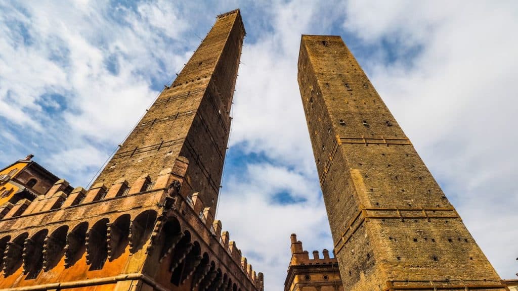 Le Due Torri in Bologna, Italy