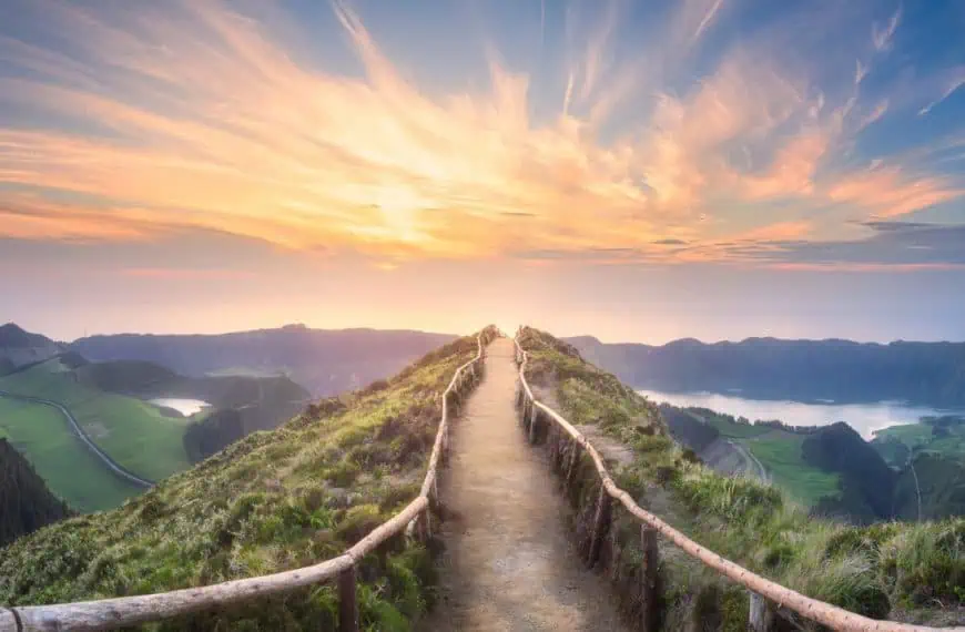 Ponta Delgada Island in São Miguel, Azores