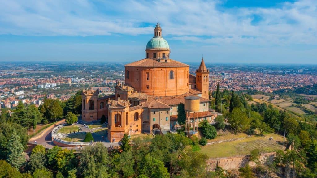 Santuario di Madonna di Sand Luca in Bologna, Italy