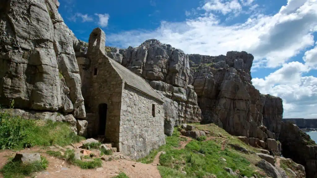 St. Govans Chapel in Pembrokeshire Wales