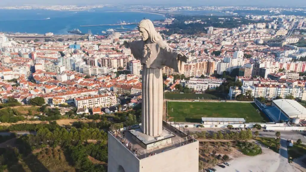 The Sanctuary of Christ the King, Cristo Rei, Almada, Portugal