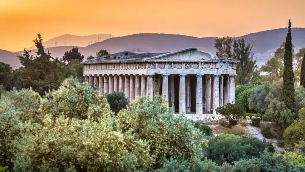 Ancient Agora in Athens, Greece