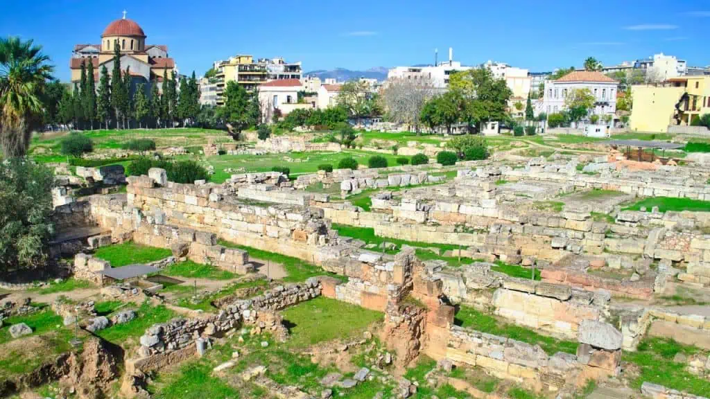 Kerameikos Ancient Cemetery in Athens, Greece