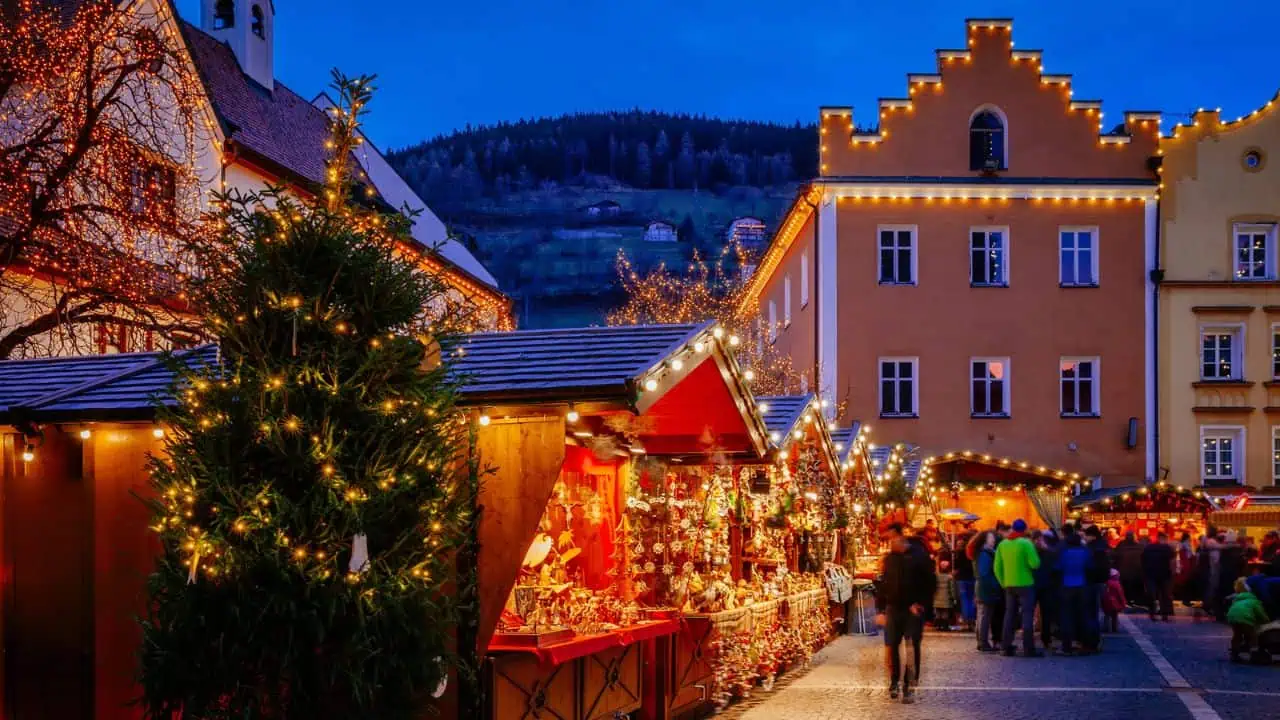 Christmas market in Bolzano Italy