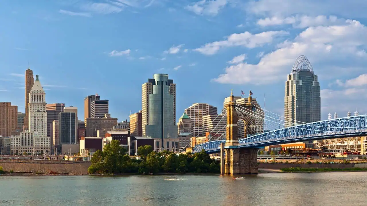 Cincinnati skyliny city views