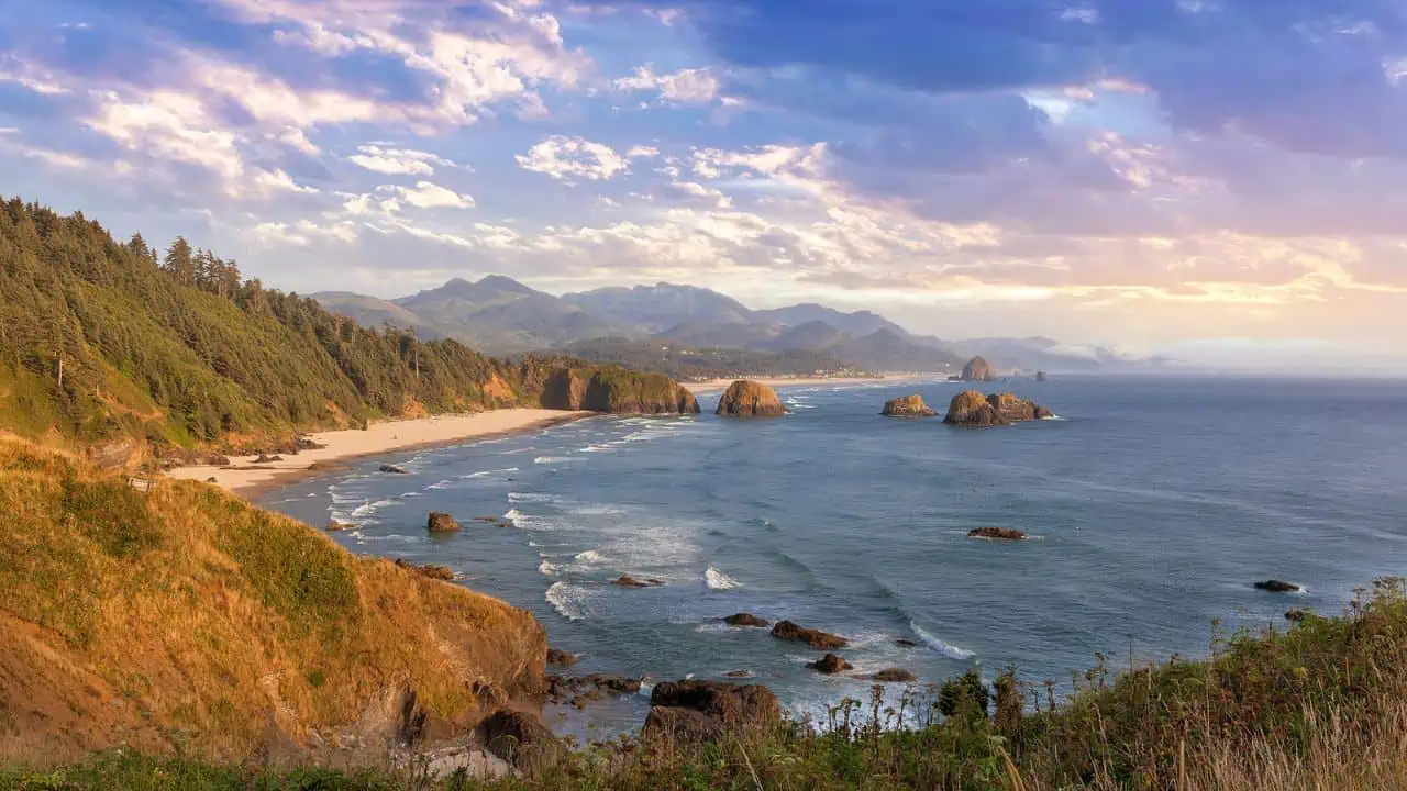 Crescent Beach at Oregon Coast