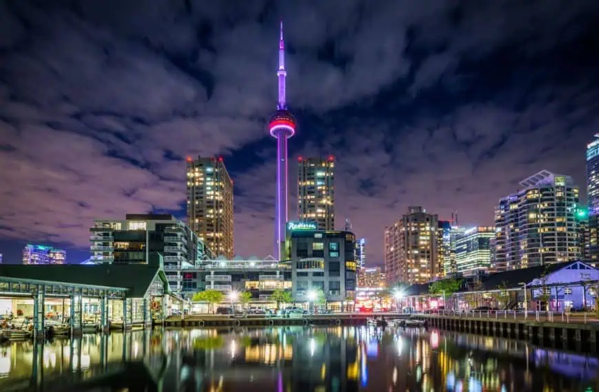 Toronto Harbourfront at Night