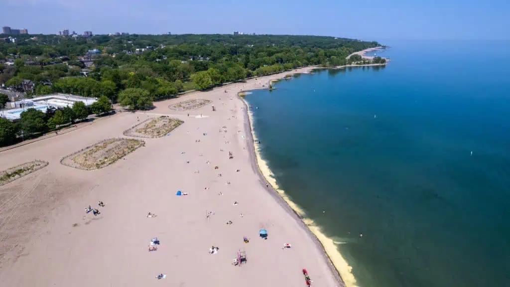 Woodbine Beach Park in Toronto, Canada