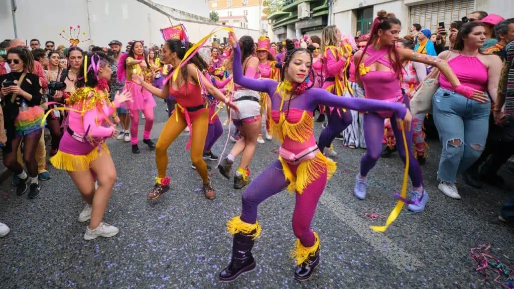 carnival in lisbon, portugal