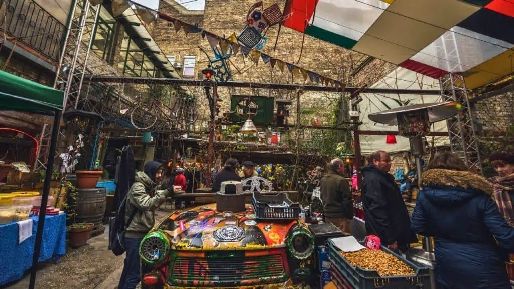 Farmers’ Market at Szimpla Kert in Budapest, Hungary