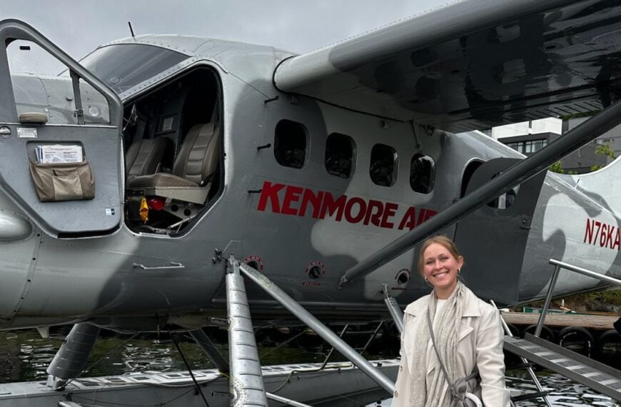 Katie Woodward Ramer in Seattle, WA with Kenmore Air