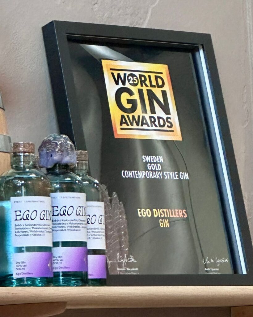 Премия «Джин» на выставке Ego Distillers в Гетеборге, Швеция
