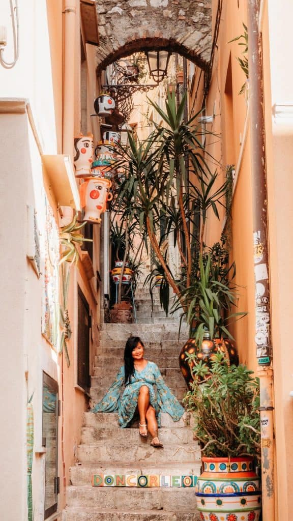 Taormina in Sizilien, Italien
