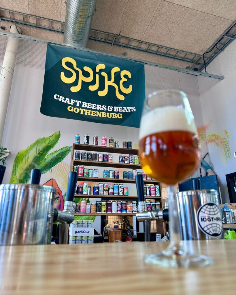 Дегустация на пивоварне Spike Brewery в Гетеборге, Швеция