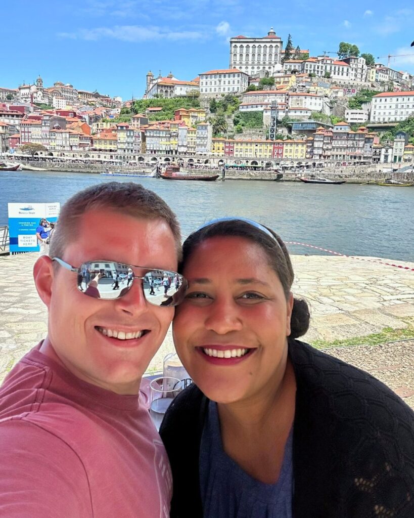 Vila Nova de Gaia'dan Porto manzaraları