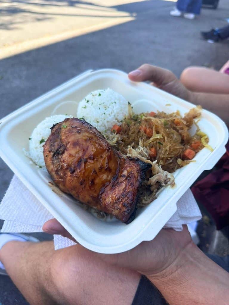 Comida de rua no bairro japonês de São Francisco