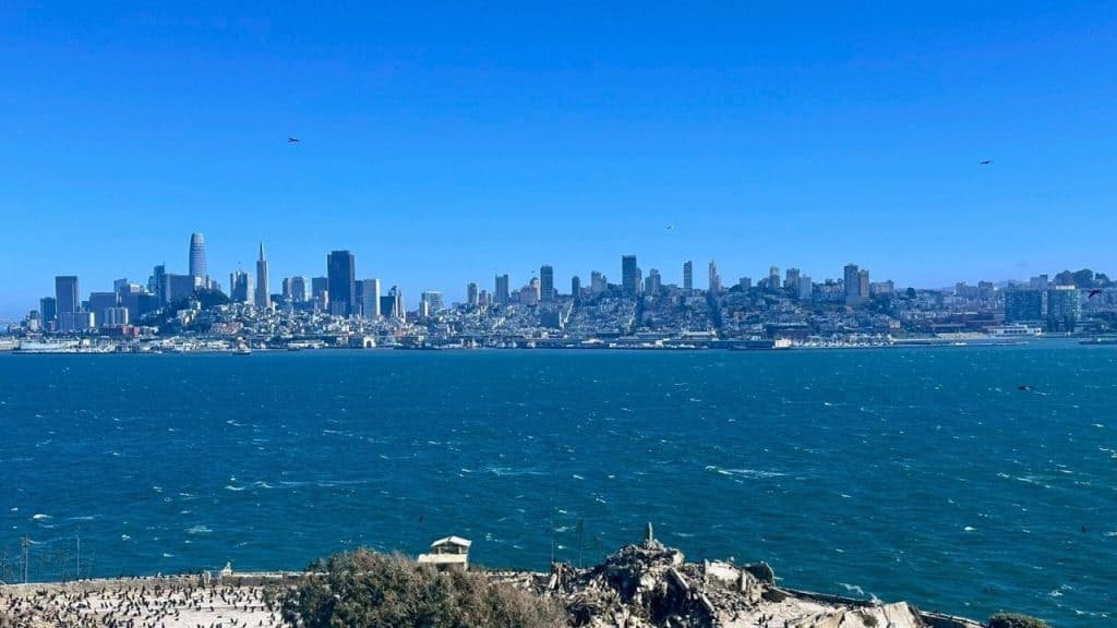 Vistas de São Francisco da Ilha de Alcatraz